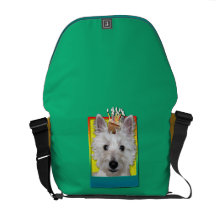 Birthday Cupcake - Westie - Tank Commuter Bags