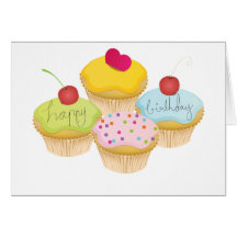 Birthday Cupcakes Cards