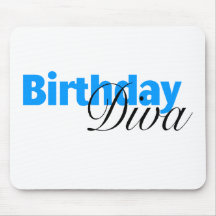 Birthday Diva Mouse Mats