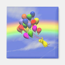 Birthday Flight Fridge Magnets