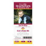 Birthday Football Ticket invitations