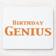 Birthday Genius Gifts Mouse Pads