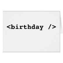 <birthday /> greeting card