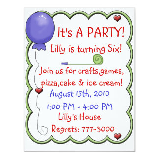 birthday invitaion