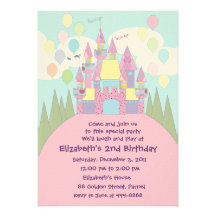 Birthday Invitation 022: Castle