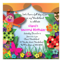 Birthday Invitation 054: Wonderland