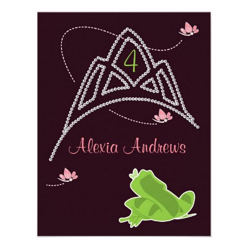 Birthday Invitation - Princess & Frog