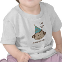 Birthday Monkey Face Shirt