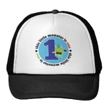 Birthday Monster 1 T-shirt Hats
