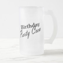 Birthday Party Crew Coffee Mugs