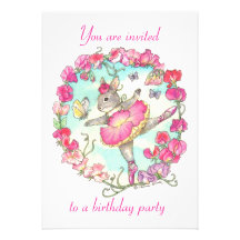 Birthday party invitation