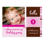 BIRTHDAY PARTY INVITATION :: grace - girl Post Cards