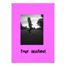 Birthday party invitations