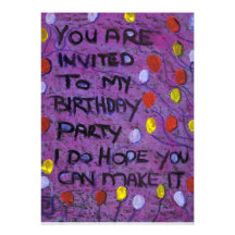 BIRTHDAY PARTY INVITE
