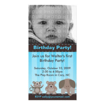 Birthday Party Photo Card