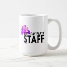 Birthday Party Staff Mugs
