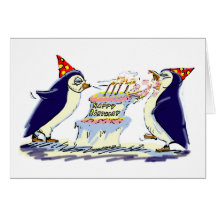 BiRtHdAy PeNgUiNs Greeting Card