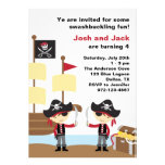 Birthday Pirates Personalized Invitations