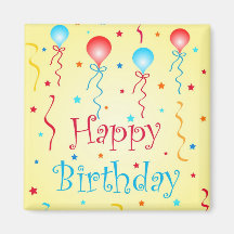 Birthday wishes - Magnet