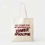 Birthday Zombie Apocalypse Canvas Bags