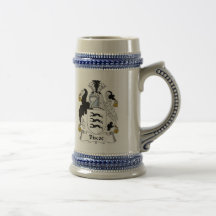 Biscoe Coat of Arms Stein - Family Crest Mug