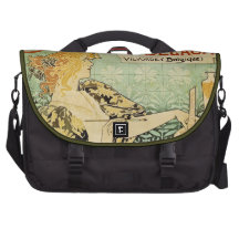 Biscuits Art Nouveau Advertisement Laptop bag