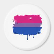 Bisexual Pride Colours Magnet