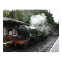 Bishops Lydeard station, West Somerset Railway, UK Postcard