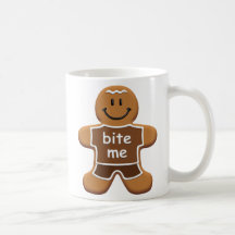 Bite Me Gingerbread Coffee Mug