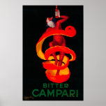 Bitter Campari Vintage PosterEurope