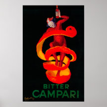 Bitter Campari Vintage PosterEurope