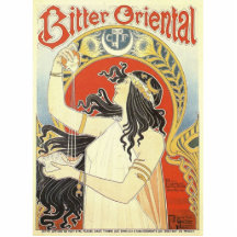 Bitter Oriental art nouveau Acrylic Cut Outs