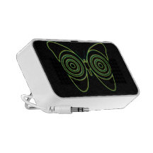 Bizarre Butterfly Doodle Speaker