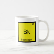 Bk - Beekeeper Funny Chemistry Element Symbol Tee Coffee Mug