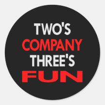 Black 2 Company 3 Fun Stickers