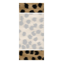 Black and Brown Cheetah Print Pattern. Invite