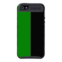 Black and Green Split Color Scheme iPhone 5 Cover