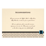 Black and Ivory Modern Damask Invite