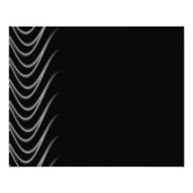 Black and Silver Flames Art Photo