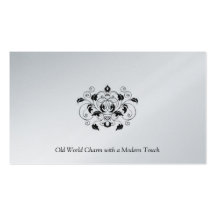 Black and Silver Platinum Business Card