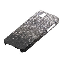 Black and Silver Rhinestone Glitter iPhone 5 Cover