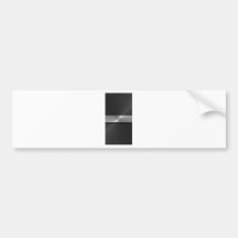 Black And Steel Bumper Stickers