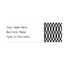 Black and White Abstract Graphic Pattern. Business Card