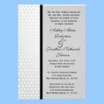Black and White Damask wedding invite invitations
