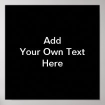 Black and White design, custom text. Print