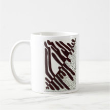 Black and White Dots A21 Mug