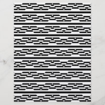 Black and White Geometric Graphic Pattern. Flyers