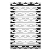 Black and White Geometric Graphic Pattern. Stationery Design