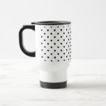 Black and White Hearts Pattern. Mug