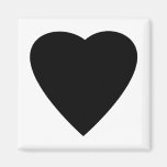 Black and White Love Heart Design. Fridge Magnets